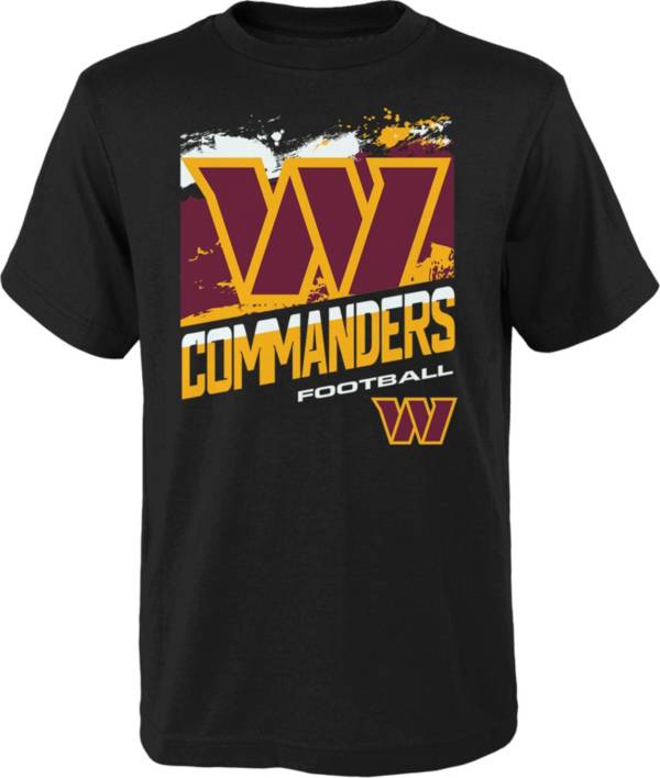 NFL Team Apparel Youth Washington Commanders Rowdy Black T-Shirt product image
