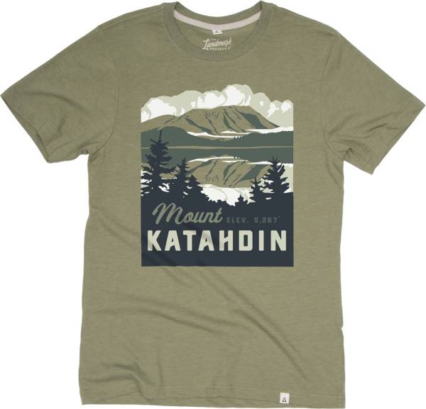 The Landmark Project Adult Mount Katahdin Short Sleeve T Shirt product image