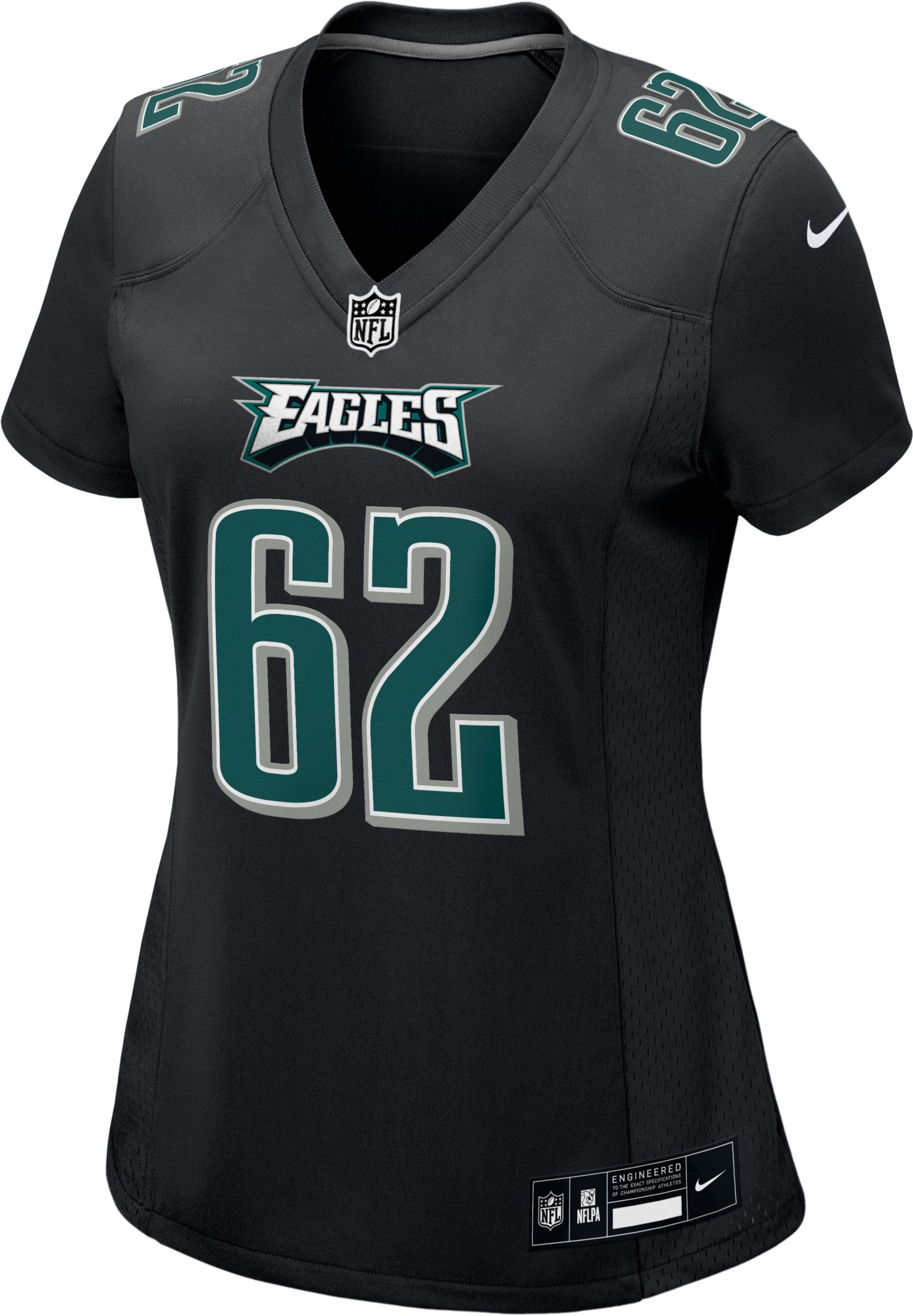 Nike Women s Philadelphia Eagles Jason Kelce 62 Fashion Black Game Jersey Dick s Sporting Goods