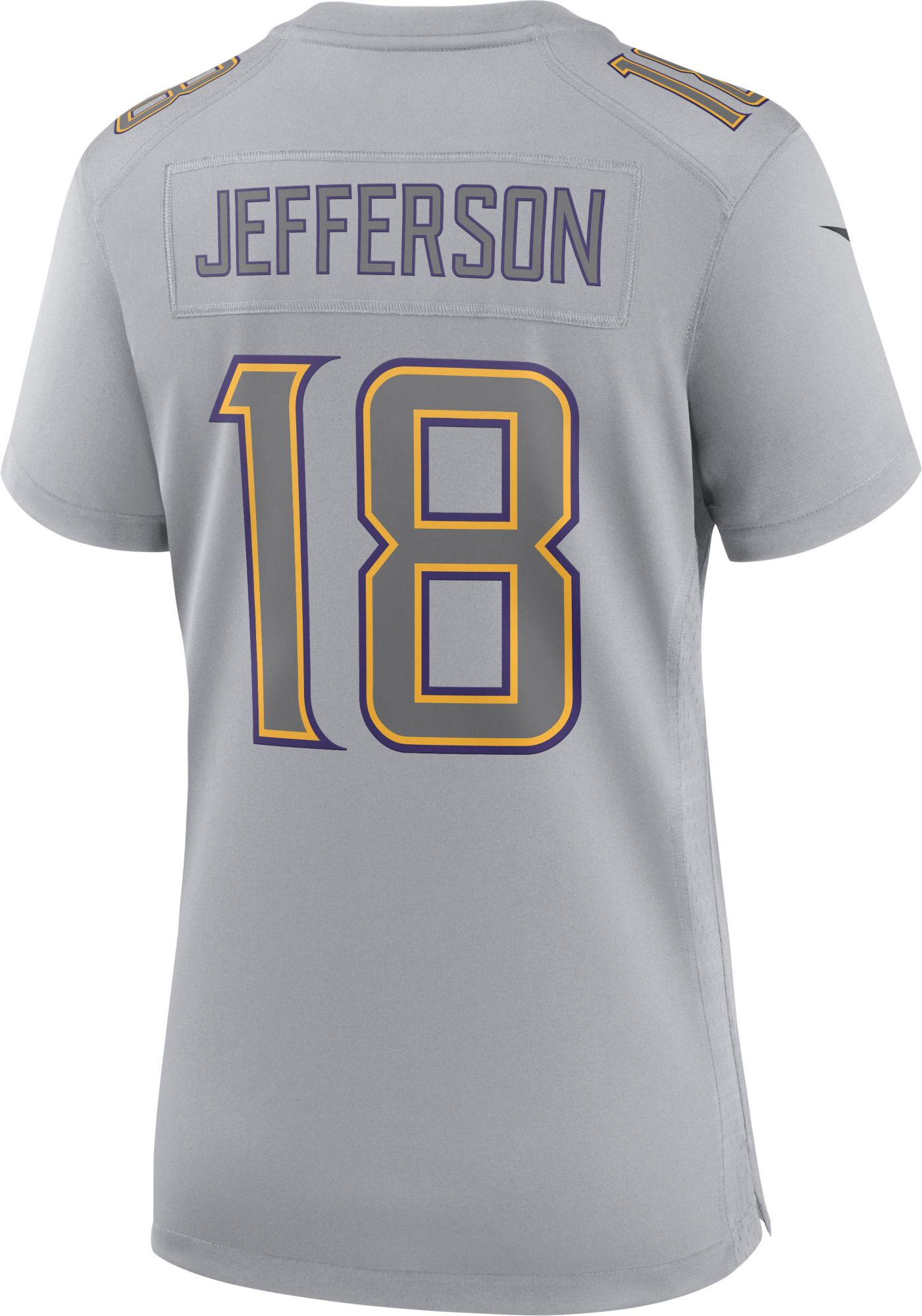 Nike Women's Minnesota Vikings Justin Jefferson #18 Atmosphere Grey Game Jersey product image