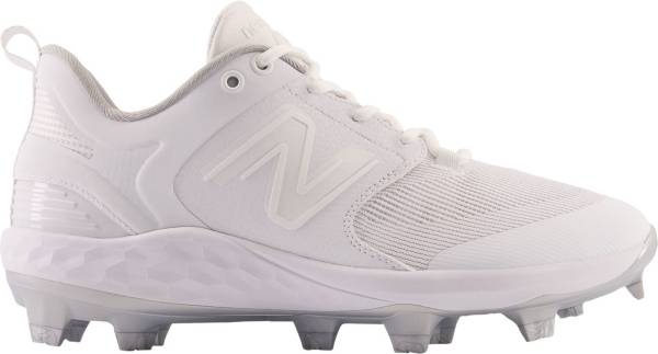 New balance blue and best sale white cleats