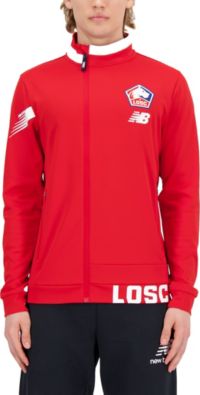 New Balance Lille OSC 2022 2023 Red Pregame Jacket