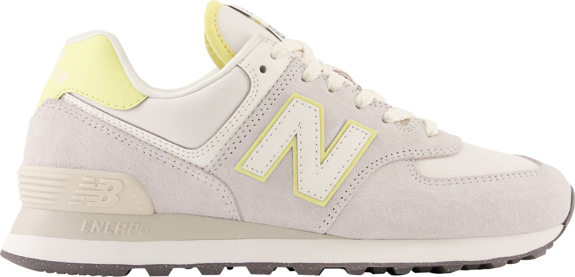 New Balance 574 Yellow White