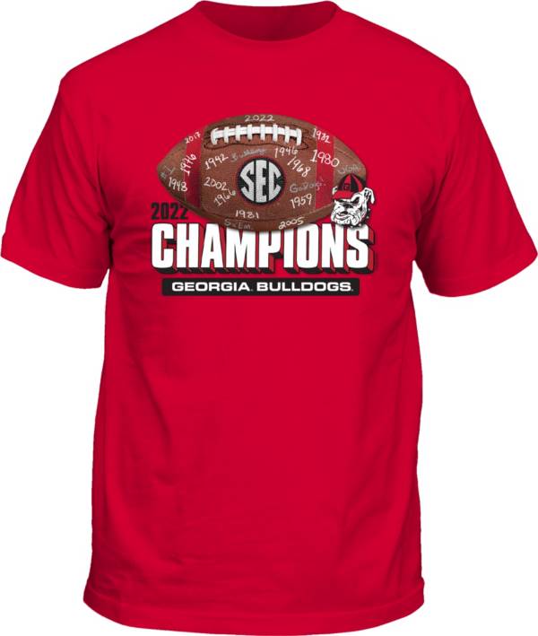 New World Graphics 2022 SEC Football Champions Georgia Bulldogs T-Shirt product image