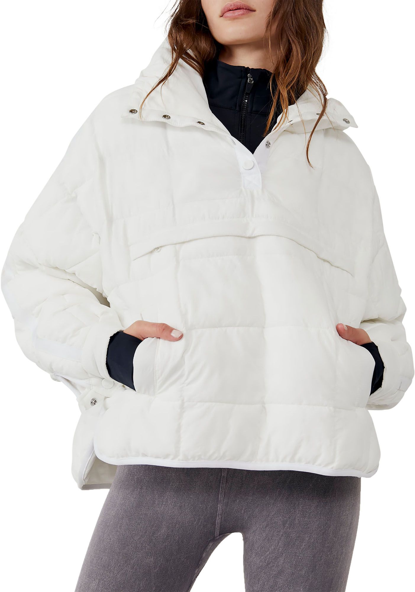 pull over puffer jacket