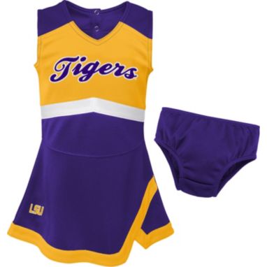 sorry, Gen2 Girls LSU Tigers Purple Cheer Dress is currently out of stock