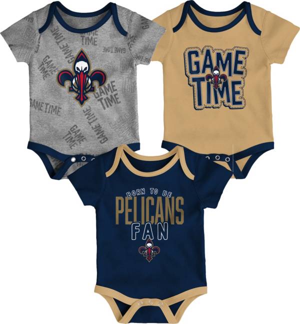 Outerstuff Infant New Orleans Pelicans 3-Piece Creeper Set product image