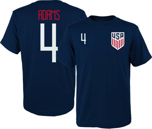 USMNT Tyler Adams #4 Navy T-Shirt product image
