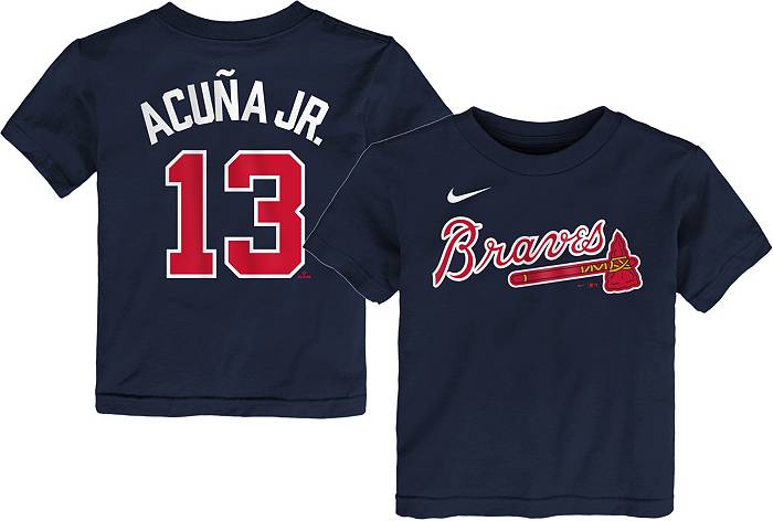 Nike Toddler Atlanta Braves Ronald #13 Navy T-Shirt