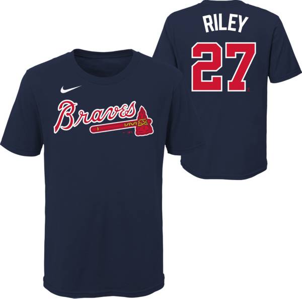 Austin Riley Atlanta Braves Men's Navy Roster Name & Number T-Shirt 
