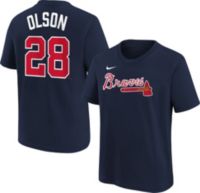 Matt Olson Atlanta Braves Men's Navy Roster Name & Number T-Shirt 
