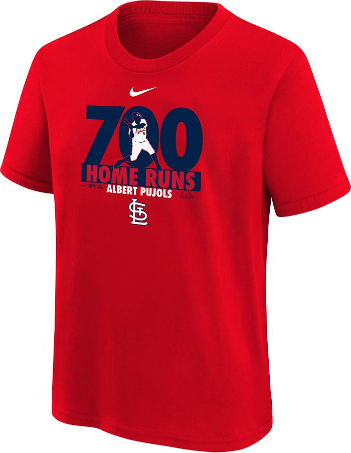 Nike Albert Pujols St. Louis Cardinals 700 Home Runs Milestone 4th All Time  Leader shirt - Limotees