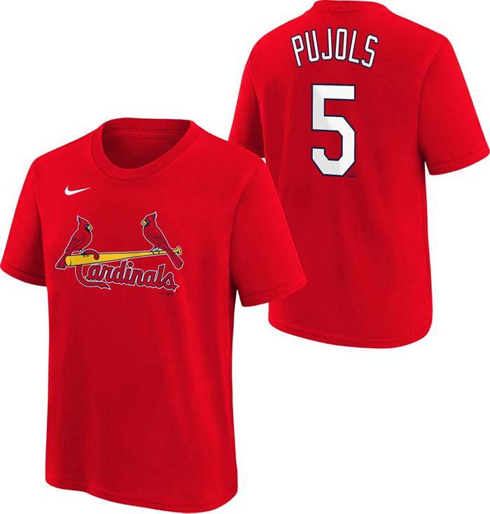 Nike Youth St. Louis Cardinals Albert Pujols #5 Red T-Shirt