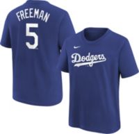 Youth Majestic Jackie Robinson Royal Brooklyn Dodgers Name & Number T-Shirt