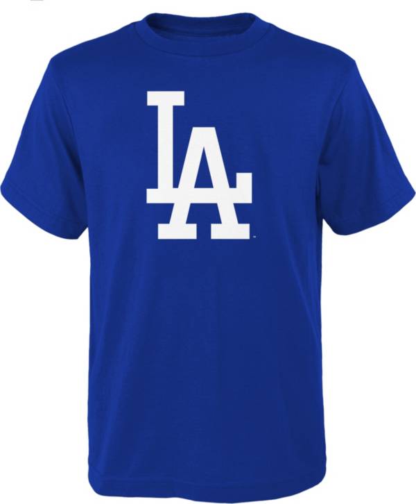 MLB Team Apparel Youth Los Angeles Dodgers Blue Logo T-Shirt product image