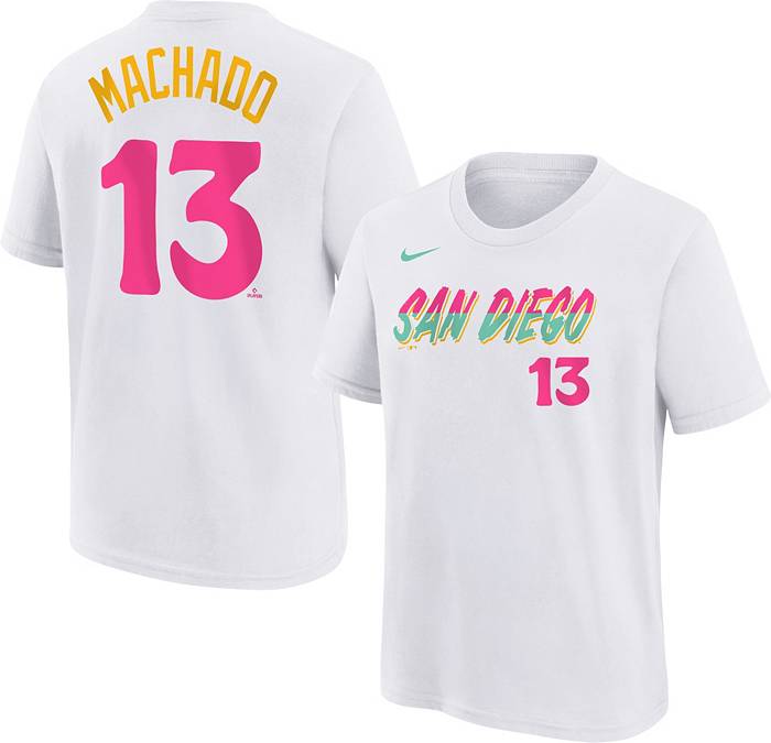 Nike Youth San Diego Padres Manny Machado #13 2022 City Connect T-Shirt