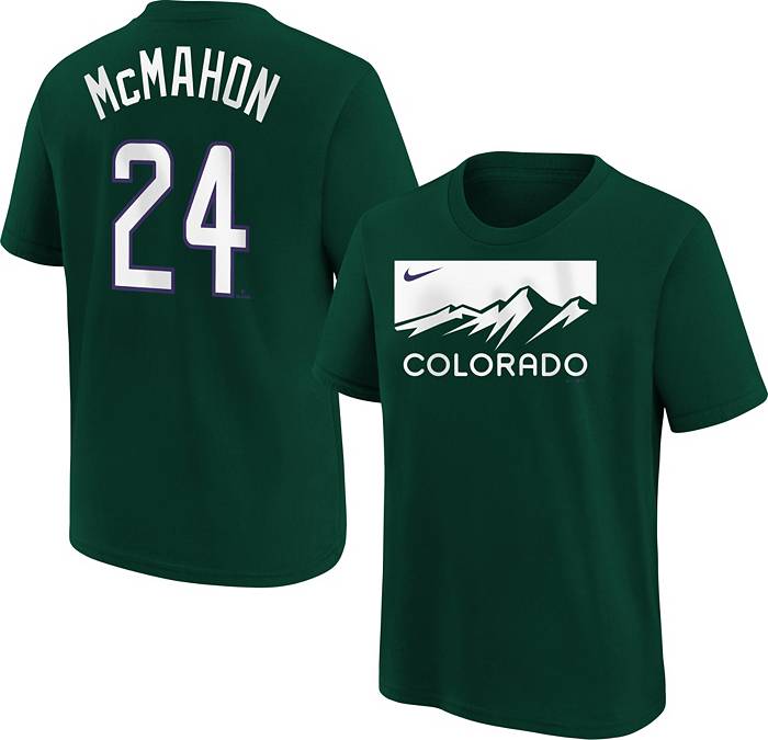 Nike Youth Colorado Rockies Ryan McMahon # 24 2022 City Connect T-Shirt