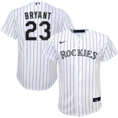 sorry, MLB Team Apparel Youth Colorado Rockies Kris Bryant #23 White Home Jersey is currently out of stock