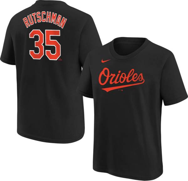 MLB Team Apparel Youth Baltimore Orioles Adley Rutschman #35 Black T-Shirt product image