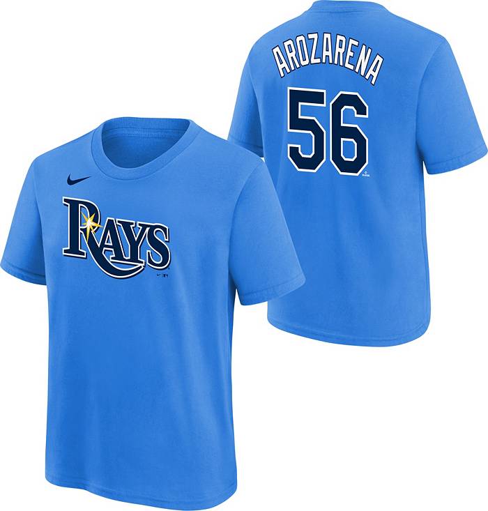 Nike Youth Tampa Bay Rays Randy Arozarena #56 Blue T-Shirt