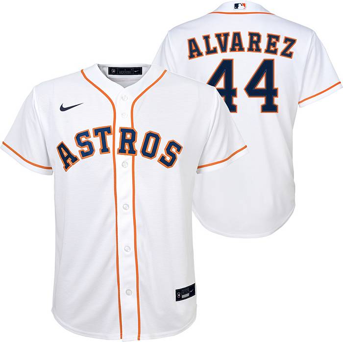 Nike Youth Houston Astros Yordan Alvarez #44 White Replica