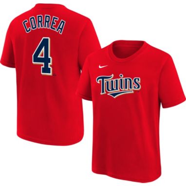 sorry, MLB Team Apparel Youth Minnesota Twins Carlos Correa #4 Red T-Shirt is currently out of stock