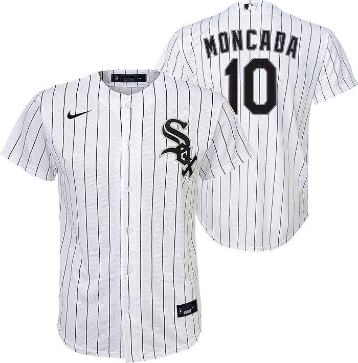 Nike Youth Chicago White Sox Yoan Moncada #10 White Replica