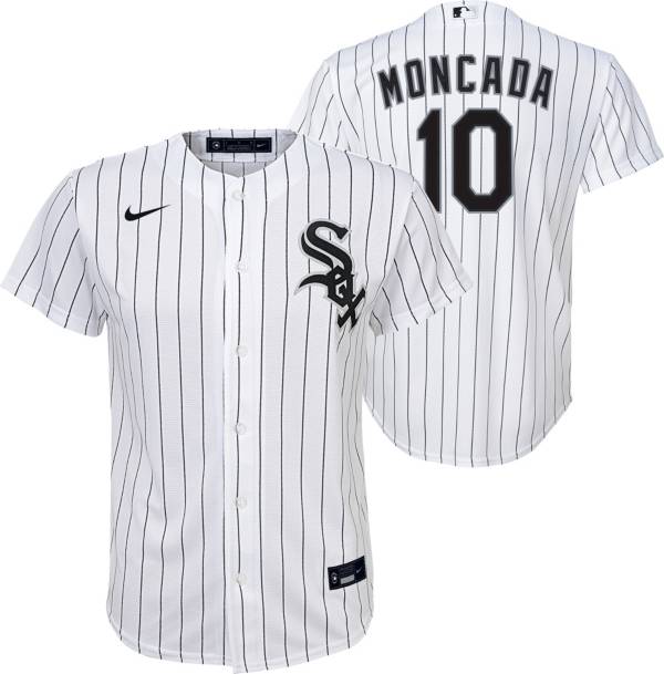 Nike Youth Chicago White Sox Yoan Moncada #10 White Replica Baseball Jersey product image