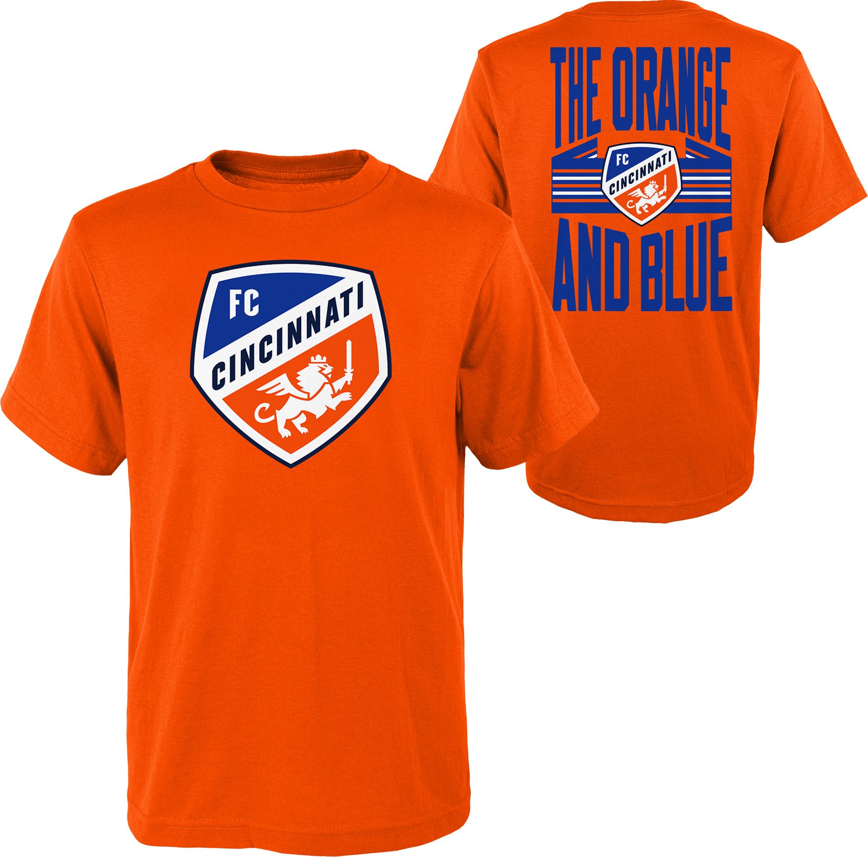 MLS Youth FC Cincinnati Slogan Orange T-Shirt