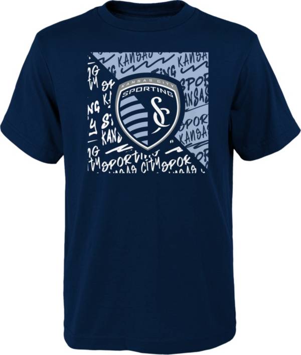 MLS Youth Sporting Kansas City Divide Navy T-Shirt product image