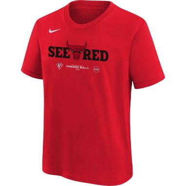 sorry, Nike Youth Chicago Bulls “See Red” Red 2022 NBA Playoffs Mantra T-Shirt is currently out of stock