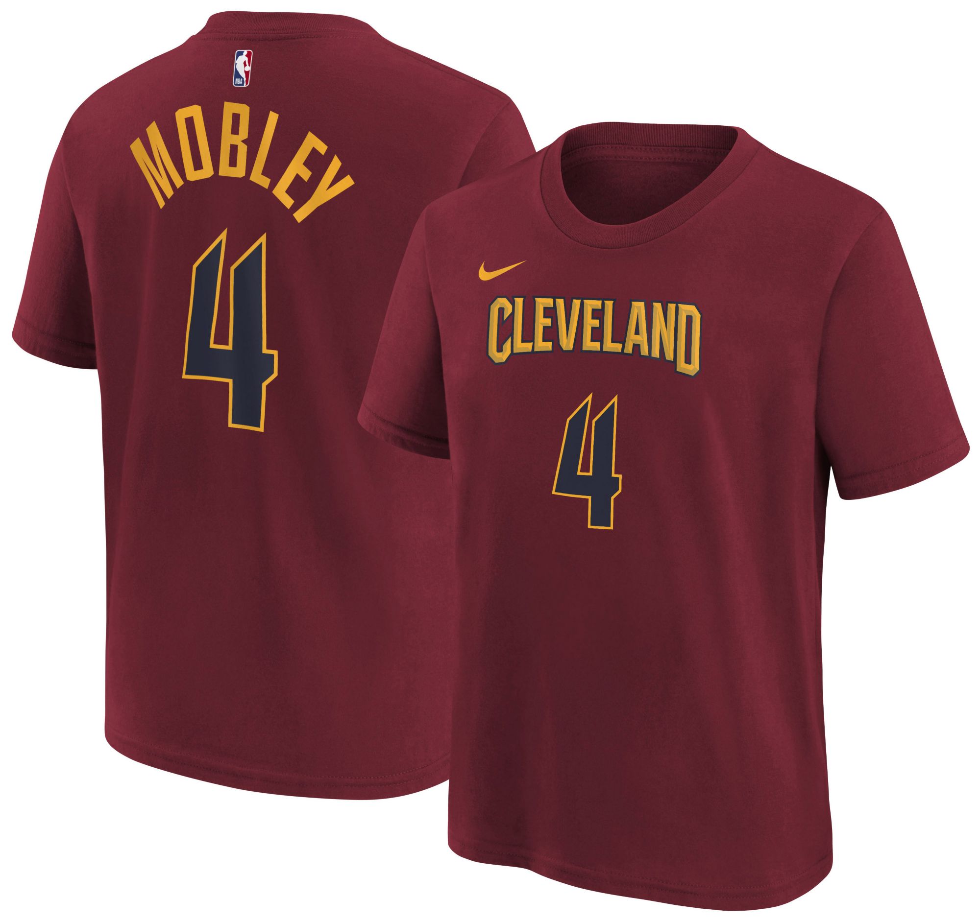 Nike Youth Cleveland Cavaliers Evan Mobley #4 Red T-Shirt product image