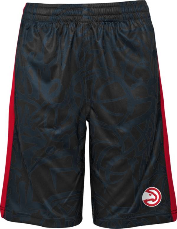 Outerstuff Youth Atlanta Hawks Black Scribble Dribble Baller Shorts product image