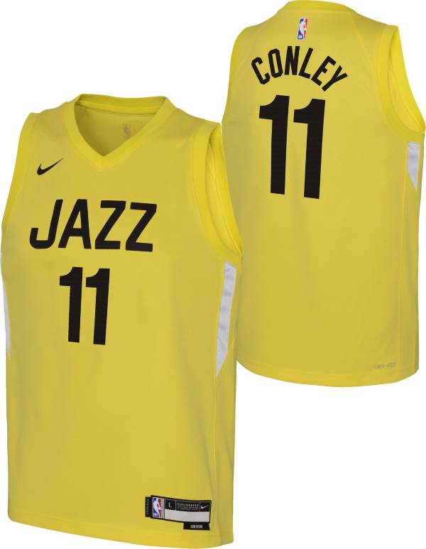 Nike Youth Utah Jazz Mike Conley #11 Yellow Dri-FIT Swingman Jersey product image