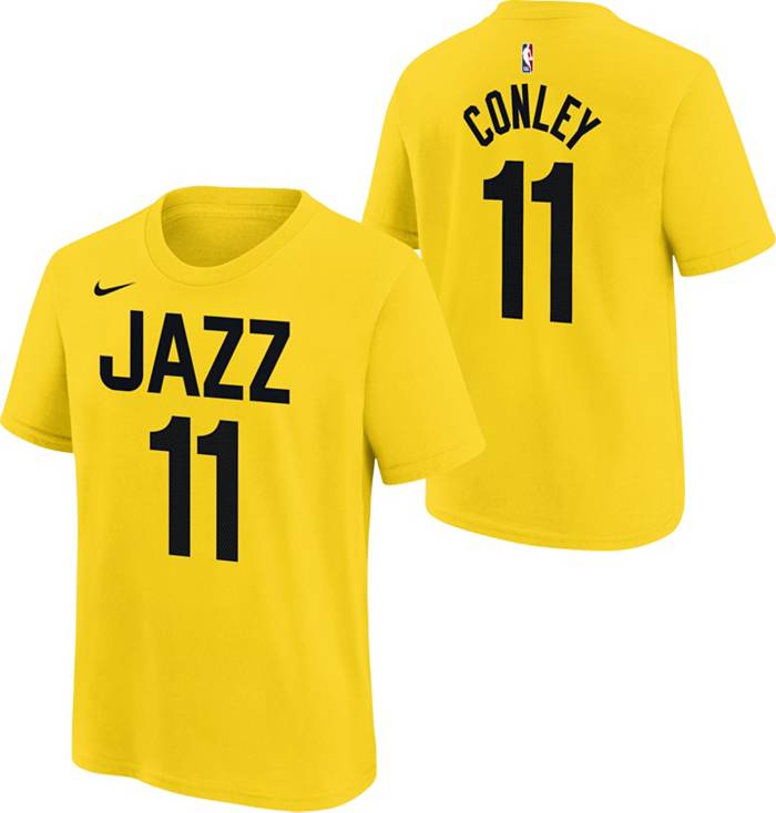Nike Youth Utah Jazz Collin Sexton #2 Yellow Swingman Jersey