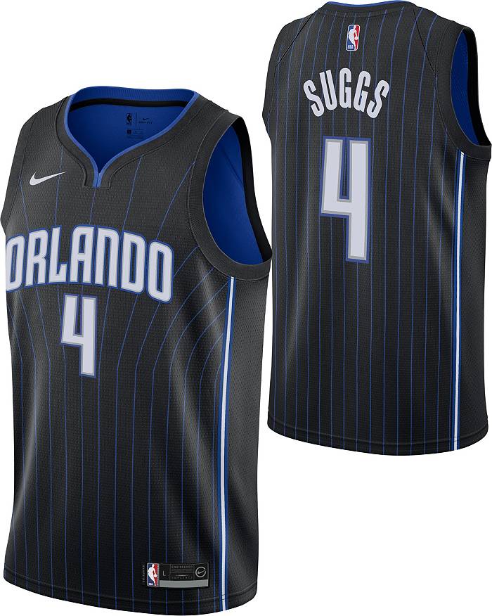 Nike Youth Orlando Magic Jalen Suggs #4 Dri-Fit Swingman Jersey - Blue - M Each