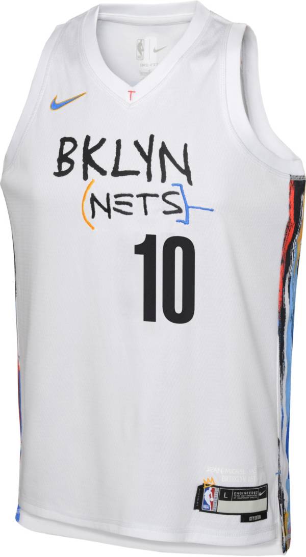 Jordan Youth Brooklyn Nets White Ben Simmons #10 Swingman Jersey product image