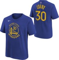 Nike Youth Golden State Warriors Stephen Curry 30 Blue T Shirt