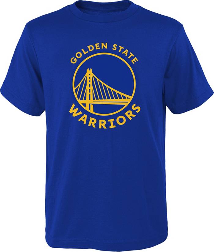 Golden State Warriors Grey Primary Logo T-Shirt