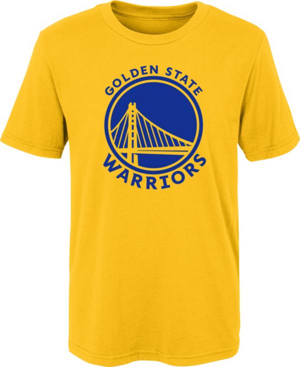 Outerstuff Youth Golden State Warriors Yellow Logo T-Shirt