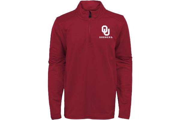 Gen2 Youth Oklahoma Sooners Dark Red 1/4 Zip Jacket product image