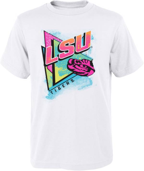 Gen2 Youth LSU Tigers White Neon Daze T-Shirt product image