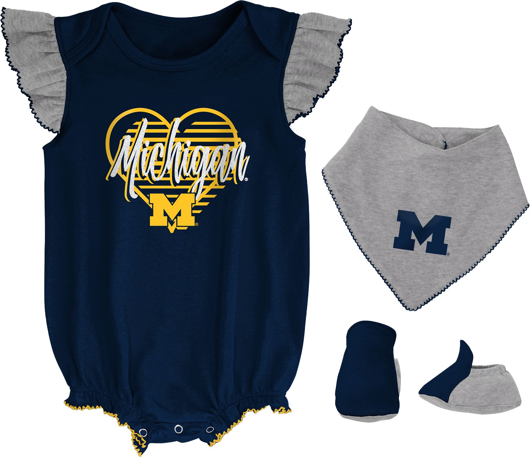 Gen2 Infant Michigan Wolverines Blue Creeper product image