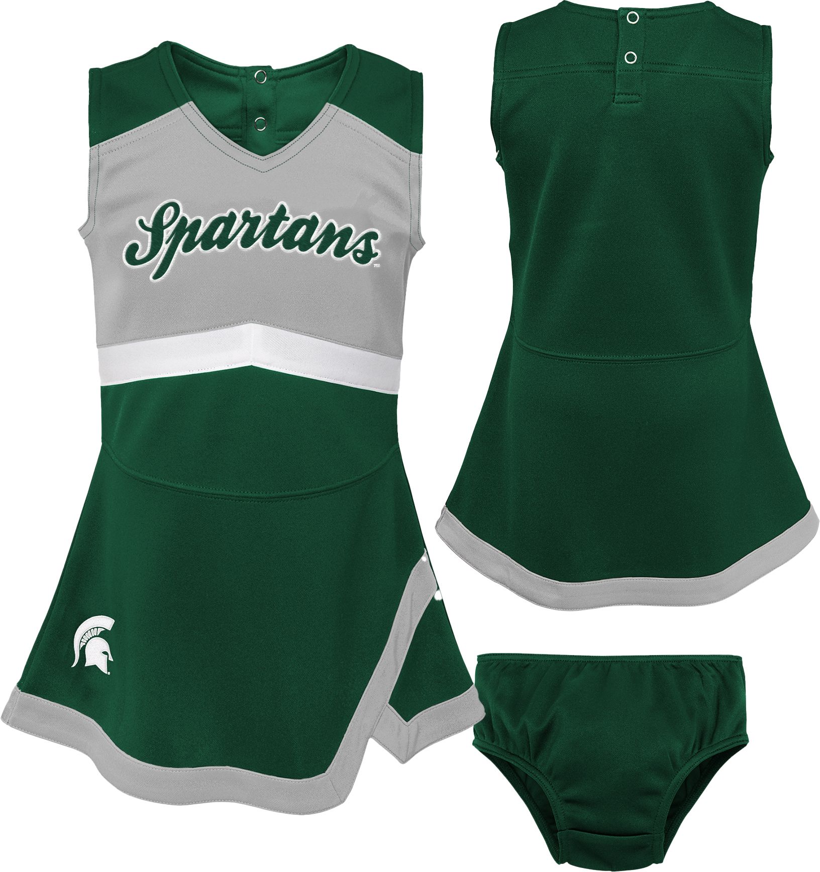 Gen2 Toddler Michigan State Spartans Green Cheer Dress
