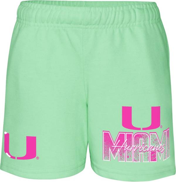 Gen2 Youth Miami Hurricanes Neon Green Super Fresh Shorts product image