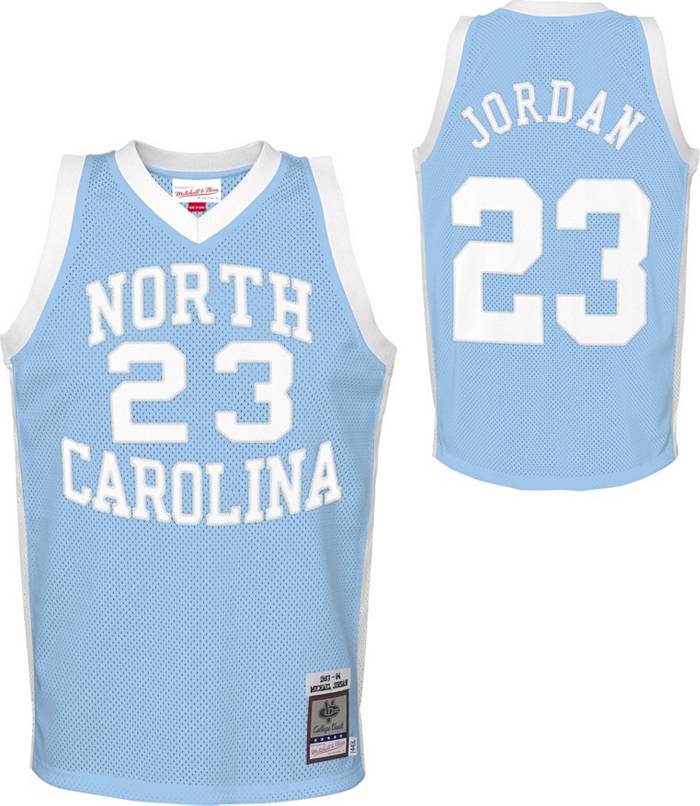 Jordan Youth North Carolina Tar Heels Michael Jordan #23 Carolina Blue  Replica Basketball Jersey