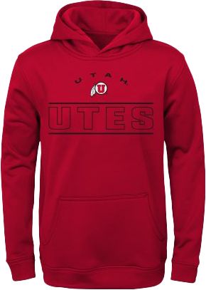 Gen2 Little Kids' Utah Utes Dark Red Hoodie