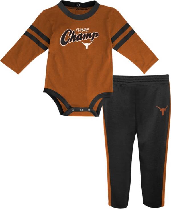 Gen2 Toddler Texas Longhorns Burnt Orange Creeper Set product image