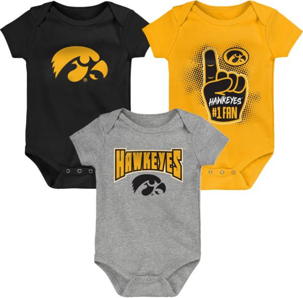 Outerstuff Toddler Iowa Hawkeyes Black Creeper Set product image