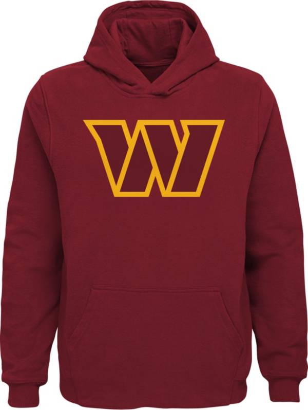 NFL Team Apparel Little Kids' Washington Commanders Logo Red Pullover Hoodie product image
